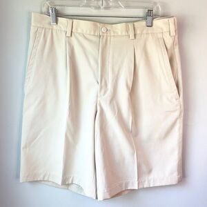 Nike Golf 9” Men’s Relaxed Light Khaki Pleated Shorts